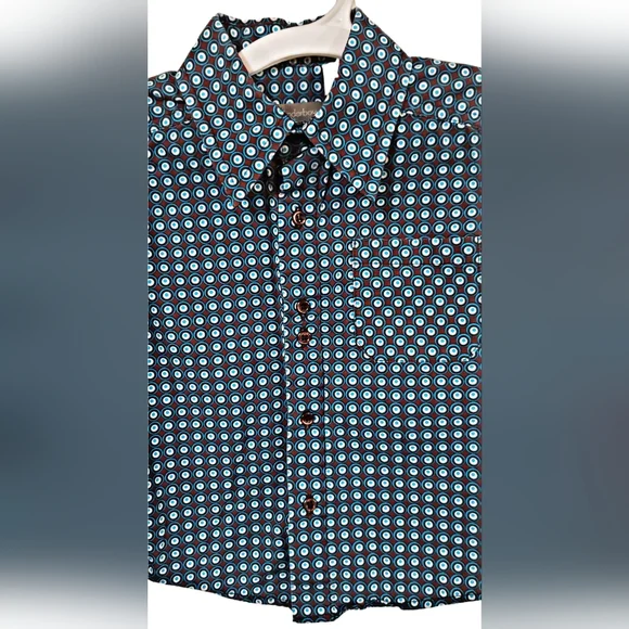 Boys WONDERBOY Long Sleeve Dress Shirt Size 2T - Picture 3 of 4